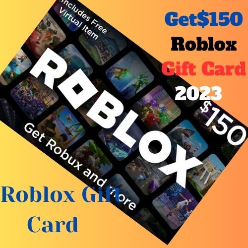 New Earn Roblox Gift Card-2023